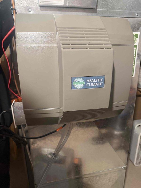 Performed a complete clean and check on a 3-year-old Lennox gas furnace, inspecting the burner assembly, venting, condensate drain, and electrical connections, and verifying proper operation and heat output. The unit is running efficiently with no damage, rust, or leaks observed, and the attached whole-home humidifier was also inspected. Completed ahead of warranty expiration to ensure the system remains in good working condition.