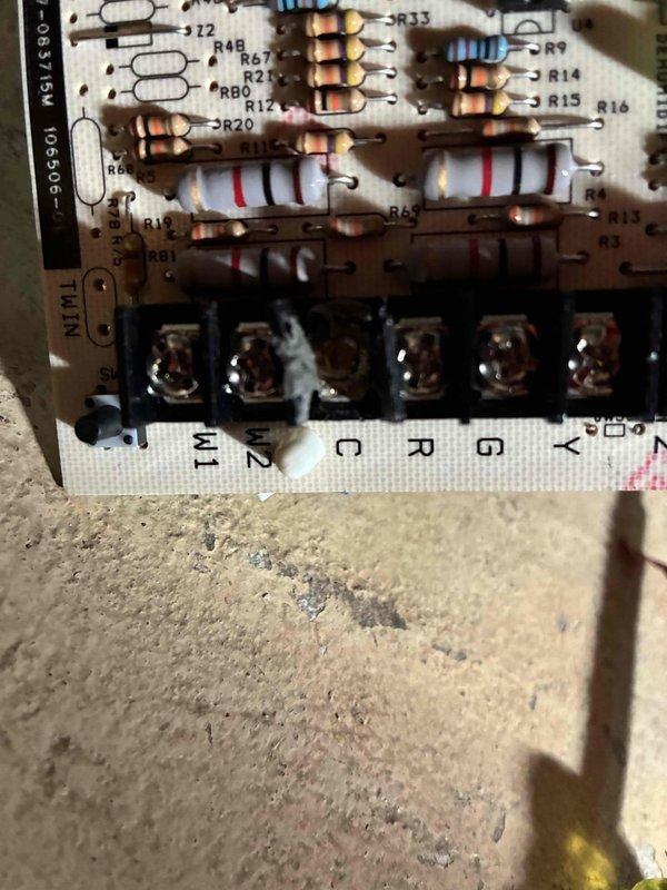 Performed annual preventive maintenance on a Lennox gas furnace, including cleaning the unit and inspecting the control board and low-voltage terminal connections, with all components found in good condition and no signs of rust, frost, or damage. The furnace was verified to be operating properly and the system was left in service.