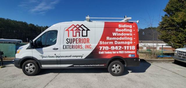 Partial Wrap on Fleet Utility Van