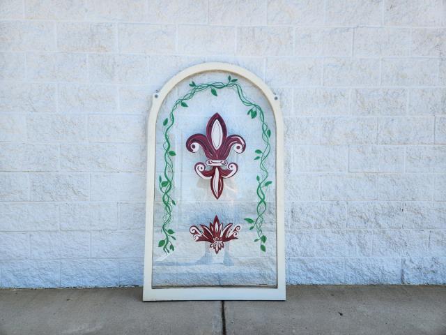 printed decal installed on window