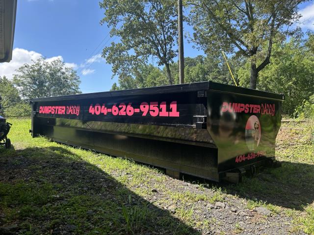 Dumpster graphics installed