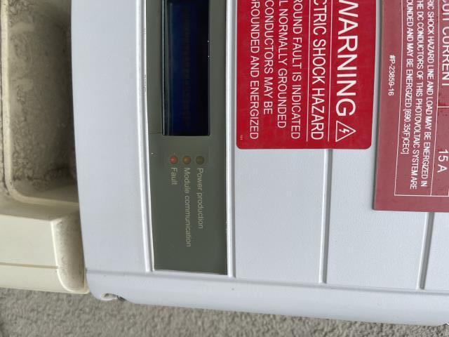 We were called out for a residential SolarEdge inverter that had a Fault light. We resolved the issue on the roof in the junction box and restored functionality to the solar system. We were called out for a residential SolarEdge inverter that had a Fault light. We resolved the issue on the roof in the junction box and restored functionality to the solar system.