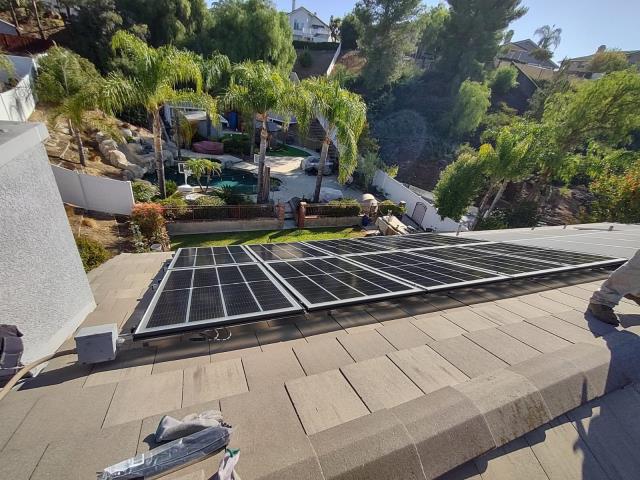 This customer had older Trina solar panels that failed in time. We processed the warranty claim with Trina and replaced the failed solar panels with new solar panels sent by the manufacturer. While at it, we adjusted placement of new modules to one single side of the roof to improve aesthetics. This customer had older Trina solar panels that failed in time. We processed the warranty claim with Trina and replaced the failed solar panels with new solar panels sent by the manufacturer. While at it, we adjusted placement of new modules to one single side of the roof to improve aesthetics.