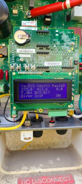 We were called on site, in Murrieta, CA, for SolarEdge inverter that was displaying an error. We placed the warranty claim with the manufacturer and changed the inverter with a replacement, restoring system functionality. We were called on site, in Murrieta, CA, for SolarEdge inverter that was displaying an error. We placed the warranty claim with the manufacturer and changed the inverter with a replacement, restoring system functionality.