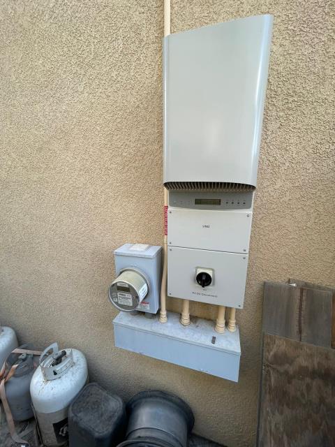 ElectriCare, Inc. was called, by a Murrieta, CA home owner, after another service company had already been there. The issue was an ABB inverter that was not turning on any longer after the previous company had left. While inspecting wiring, we found a loose ground wire not properly seated in it's terminal. We corrected the issue and restored system functionality. ElectriCare, Inc. was called, by a Murrieta, CA home owner, after another service company had already been there. The issue was an ABB inverter that was not turning on any longer after the previous company had left. While inspecting wiring, we found a loose ground wire not properly seated in it's terminal. We corrected the issue and restored system functionality.