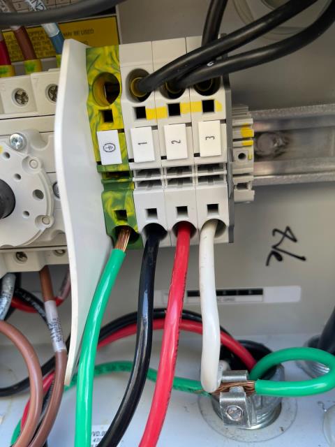 ElectriCare, Inc. was called, by a Murrieta, CA home owner, after another service company had already been there. The issue was an ABB inverter that was not turning on any longer after the previous company had left. While inspecting wiring, we found a loose ground wire not properly seated in it's terminal. We corrected the issue and restored system functionality. ElectriCare, Inc. was called, by a Murrieta, CA home owner, after another service company had already been there. The issue was an ABB inverter that was not turning on any longer after the previous company had left. While inspecting wiring, we found a loose ground wire not properly seated in it's terminal. We corrected the issue and restored system functionality.