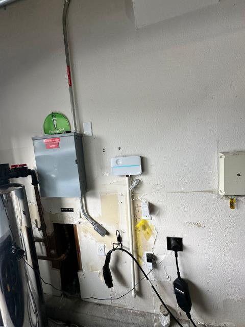 We were called out by a Murrieta home owner because the Enphase monitoring unit was no longer displaying any LED's. The monitoring unit had failed. We replaced the monitoring unit and placed it in an enclosure where it is better protected, rather than mounted directly to a wall. Solar system is now functioning again. We were called out by a Murrieta home owner because the Enphase monitoring unit was no longer displaying any LED's. The monitoring unit had failed. We replaced the monitoring unit and placed it in an enclosure where it is better protected, rather than mounted directly to a wall. Solar system is now functioning again.