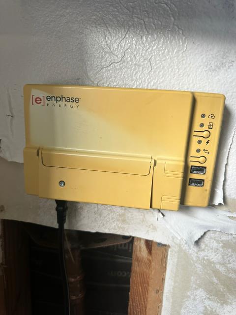 We were called out by a Murrieta home owner because the Enphase monitoring unit was no longer displaying any LED's. The monitoring unit had failed. We replaced the monitoring unit and placed it in an enclosure where it is better protected, rather than mounted directly to a wall. Solar system is now functioning again. We were called out by a Murrieta home owner because the Enphase monitoring unit was no longer displaying any LED's. The monitoring unit had failed. We replaced the monitoring unit and placed it in an enclosure where it is better protected, rather than mounted directly to a wall. Solar system is now functioning again.