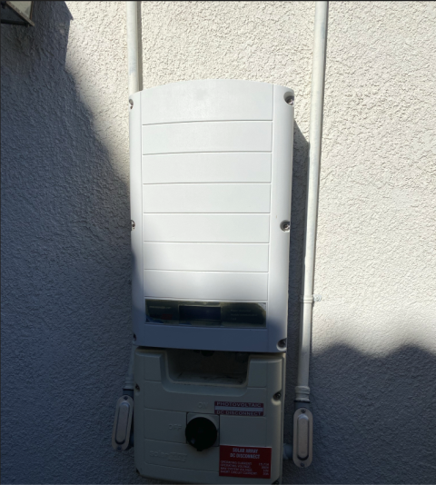 A Murrieta, CA customer called the ElectriCare, Inc. Service department because her solar system was no longer working. We arrived on site, found a failed SolarEdge inverter, processed the warranty claim and when the new inverter was delivered, we replaced it. The solar system is back to making power and saving the customer money. A Murrieta, CA customer called the ElectriCare, Inc. Service department because her solar system was no longer working. We arrived on site, found a failed SolarEdge inverter, processed the warranty claim and when the new inverter was delivered, we replaced it. The solar system is back to making power and saving the customer money.