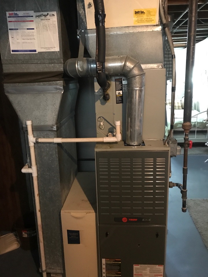 Repairing a Trane gas furnace 