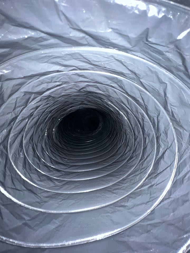 Air duct cleaning on a Trane residential unit  Air duct cleaning on a Trane residential unit