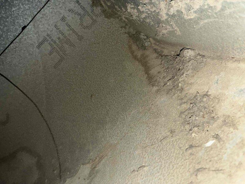 Responded to emergency service call for newly installed heater (October installation) not producing heat. Diagnostic inspection revealed deterioration and moisture damage on interior surfaces. Combustion analysis performed with Bacharach analyzer showed system operating at 81.5% efficiency with O₂ at 8.7%, CO at 29 ppm, CO₂ at 6.9%, and stack temperature at 322°F. Adjusted combustion parameters to restore proper heating function.