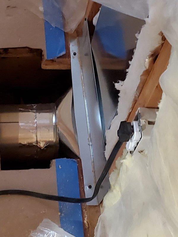 Responded to callback regarding exterior wall heat run. Accessed and inspected exposed ductwork in ceiling and wall cavity. Properly secured and sealed metal duct connections with appropriate metal tape, ensuring proper airflow path and eliminating potential leakage at bend sections.