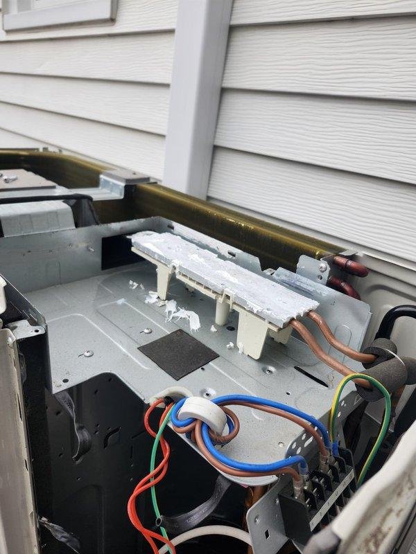 Successfully replaced non-functional display control board on wall-mounted mini-split system. Accessed internal components, disconnected existing wiring, and installed new control board with proper wire connections. System tested after installation and verified proper operation of display and all control functions.