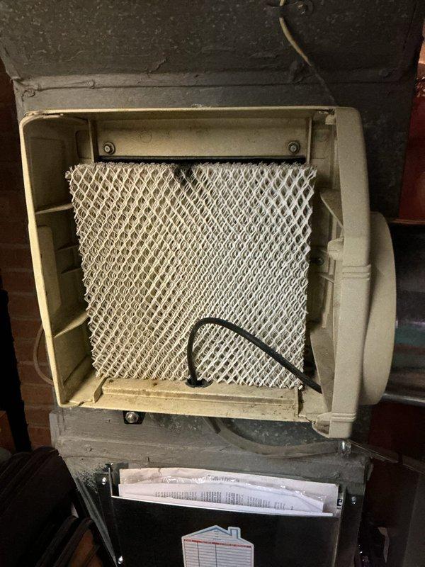 # HVAC Install - A/C Only

Completed full air conditioning system replacement at residential property. Removed existing A/C equipment and installed new condensing unit with matching evaporator coil. Connected refrigerant lines using copper piping with proper brazing techniques and insulation. Integrated new evaporator coil with existing furnace system to ensure proper airflow and cooling distribution throughout the home.

Verified all electrical connections meet code requirements and installed proper disconnect switch at outdoor unit. Charged system with appropriate refrigerant type and quantity per manufacturer specifications. Performed leak test on all refrigerant connections and joints to ensure system integrity. Tested system operation through complete cooling cycle, confirming proper compressor function, adequate airflow, and correct temperature differential across evaporator coil.

Inspected and serviced existing humidifier unit during installation, checking evaporative pad condi