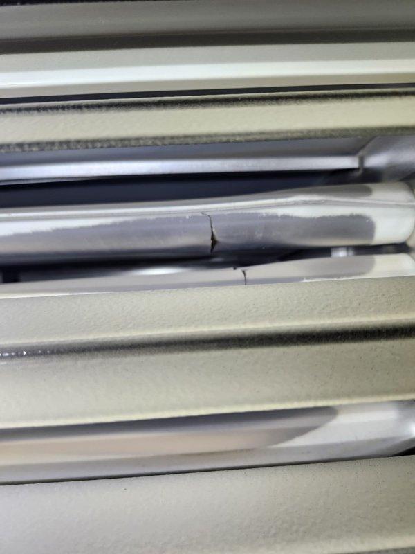 Completed comprehensive equipment assessment of all HVAC units on site. Conducted thorough walkthrough inspection, documented equipment age and condition, photographed refrigerant line sets showing condensation accumulation and insulation status, and identified damaged window track component requiring attention. Provided detailed condition rankings (1-10 scale) for all equipment evaluated.