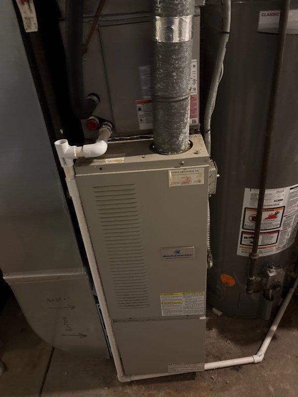 Performed comprehensive air conditioning tune-up service on Payne outdoor condenser unit and indoor air handler system. Completed thorough cleaning of condenser coils, inspected electrical connections and components, verified refrigerant levels and system pressures within manufacturer specifications, and tested all safety controls for proper operation. System is operating efficiently with no issues identified.
