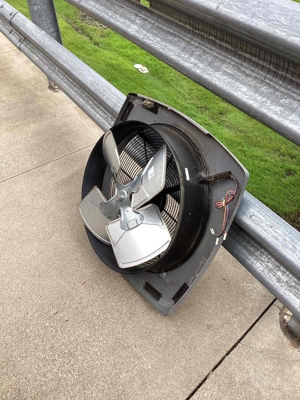 Completed scheduled commercial cooling maintenance on two rooftop HVAC condensing units. Performed visual inspection of both systems, noting dirt and debris accumulation on heat exchanger coils and fan assemblies. Documented equipment condition with photographs showing operational components including compressor sections, fan motors, refrigerant line connections, and electrical wiring. Both units accessible and operational at time of service visit.