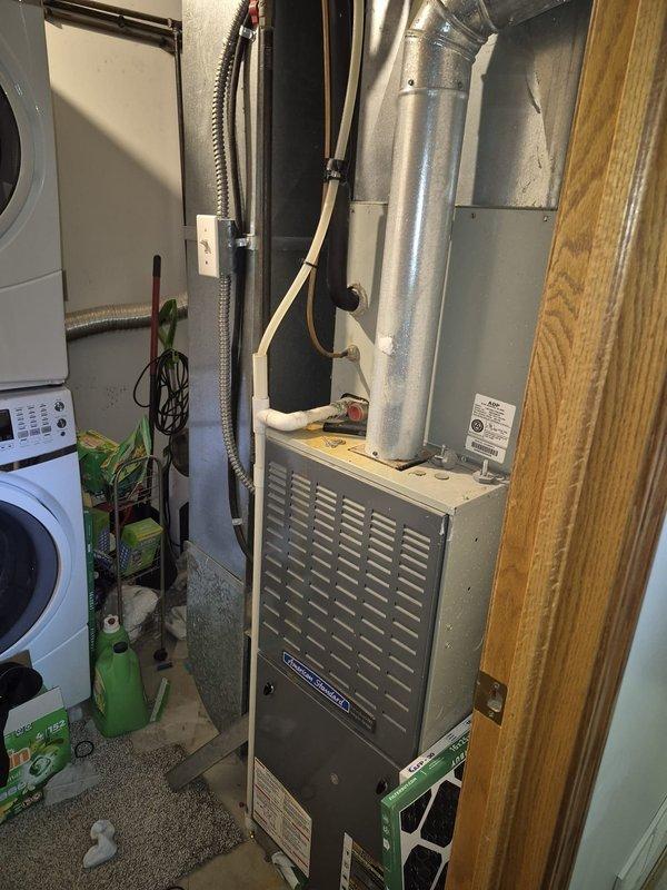 Responded to service call for 16-year-old air conditioning system experiencing refrigerant loss and pipe freezing during extended operation. Diagnosed low refrigerant charge causing evaporator coil to ice up under continuous run conditions. Recharged system with appropriate refrigerant to manufacturer specifications, verified proper pressures, and confirmed normal operation without freezing issues.