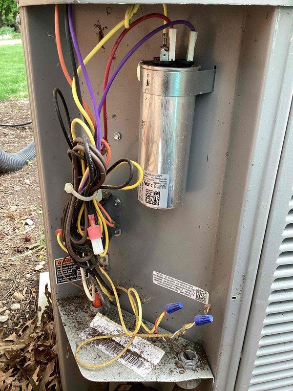 Completed spring maintenance on commercial HVAC unit. Performed comprehensive system inspection, including electrical components, capacitor, and wiring connections. Cleaned debris and leaves from unit cabinet and condensate pan, ensuring proper drainage and airflow for optimal system performance.