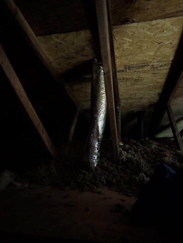 Completed full HVAC system installation including integration of Arzel zoning system in attic space. Installed new ductwork with properly insulated flexible ducts, zone dampers, and control components to provide multi-zone climate control throughout the residence. All equipment mounted securely to structural framing, with proper insulation coverage maintained and system tested for optimal airflow and zone functionality.