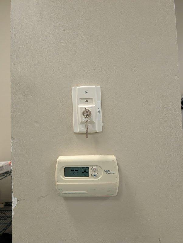 Replaced two duct smoke detectors within the HVAC air handler unit and installed new keyed test stations on the wall for manual system testing. All devices were properly wired, tested for functionality, and verified operational upon completion.