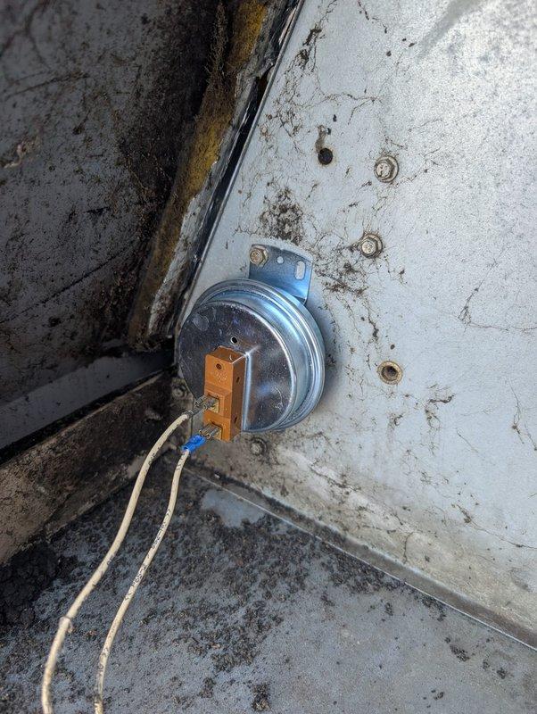 Completed replacement of failed condenser fan motor and blade assembly on rooftop unit #1, restoring proper airflow and operational capacity. Additionally, replaced defective air proven switch on rooftop unit #3 to ensure proper safety interlock function and system operation. Both units tested and verified operational upon completion of repairs.