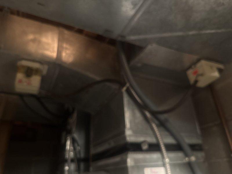 Performed comprehensive clean and check service on geothermal HVAC system in preparation for home inspection. Inspected control board with all electronic components functioning properly, verified LED indicators operational, and examined all wire connections and ductwork within the system. All components found to be in good working order with system ready for inspection.