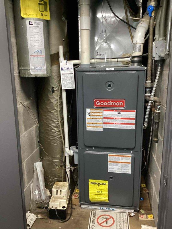 Completed scheduled commercial filter maintenance visit on Daikin rooftop packaged HVAC unit. Accessed rooftop equipment, inspected unit operation, replaced air filters per maintenance schedule, and documented system condition with photographs. All equipment operating within normal parameters upon completion of service.