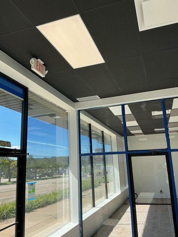 Completed installation of fire damper and door assembly in new commercial construction space. Installed ceiling-mounted air vent with horizontal slat design and performed preventive maintenance inspection of equipment. All components installed per code requirements and manufacturer specifications, with system verified operational upon completion.
