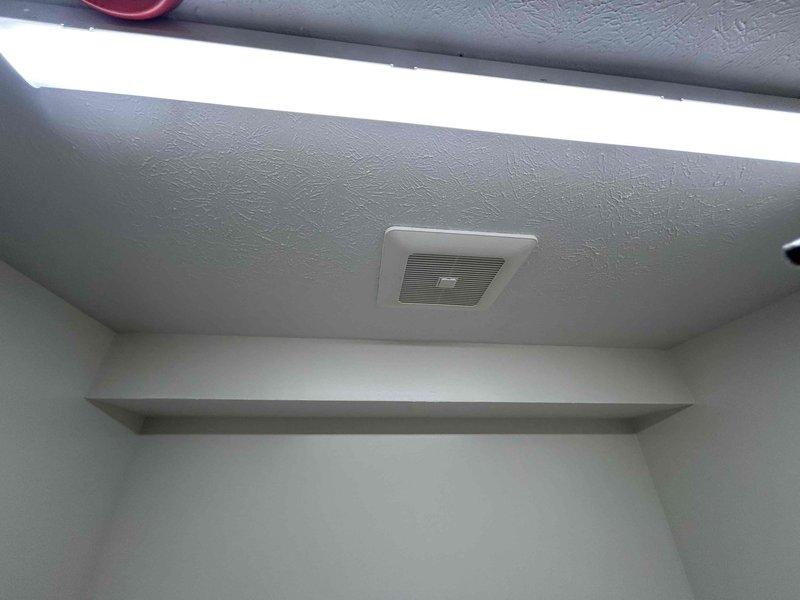 Completed new construction HVAC installation including air conditioning register placement and system setup in attic space. Installed ceiling-mounted supply register in interior closet space with proper alignment and secure mounting, verified airflow distribution, and conducted preventive maintenance inspection of all accessible HVAC components to ensure optimal system performance.