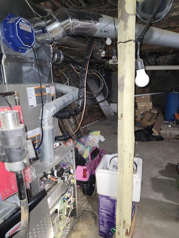 Completed startup and commissioning of two furnace and air conditioning systems at new construction site. Performed preventive maintenance on Foss equipment, compiled register list for documentation, and verified proper operation of dual Lennox outdoor condensing units with associated indoor equipment installed in mechanical room.