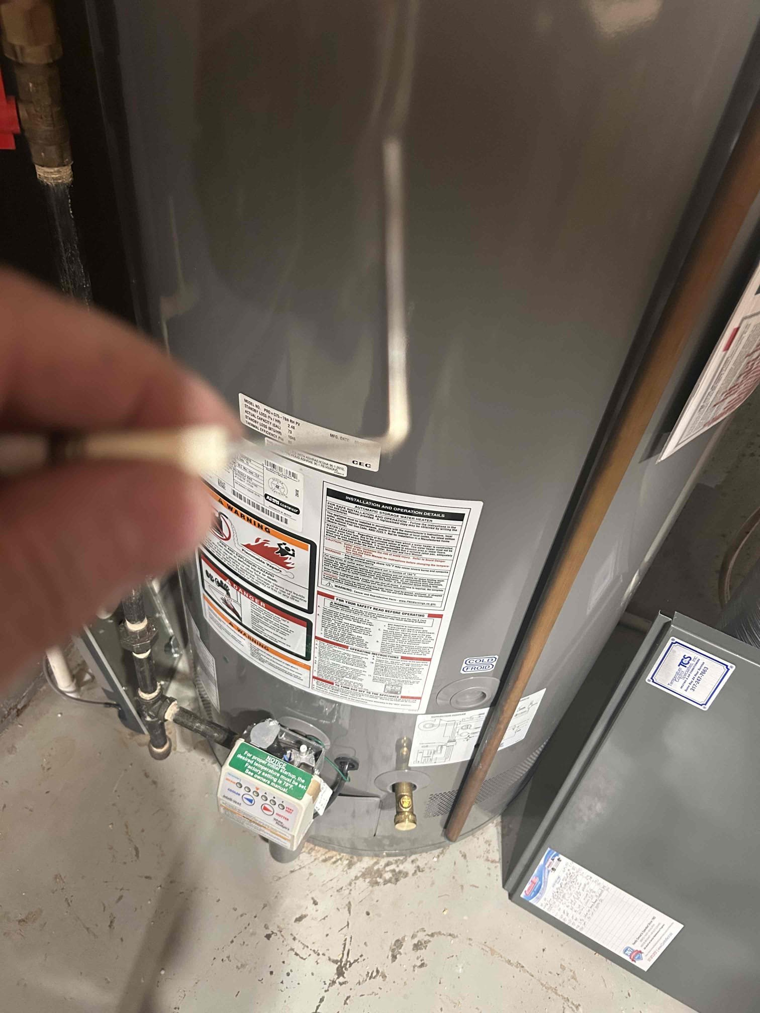 Performed #2 Trane condensing gas furnace inspection/maintenance.
Washed both EAC.
Cleaned flame sensor, tested gas pressure, flushed the traps. Performed combustion analysis.
Systems work properly at this time.
