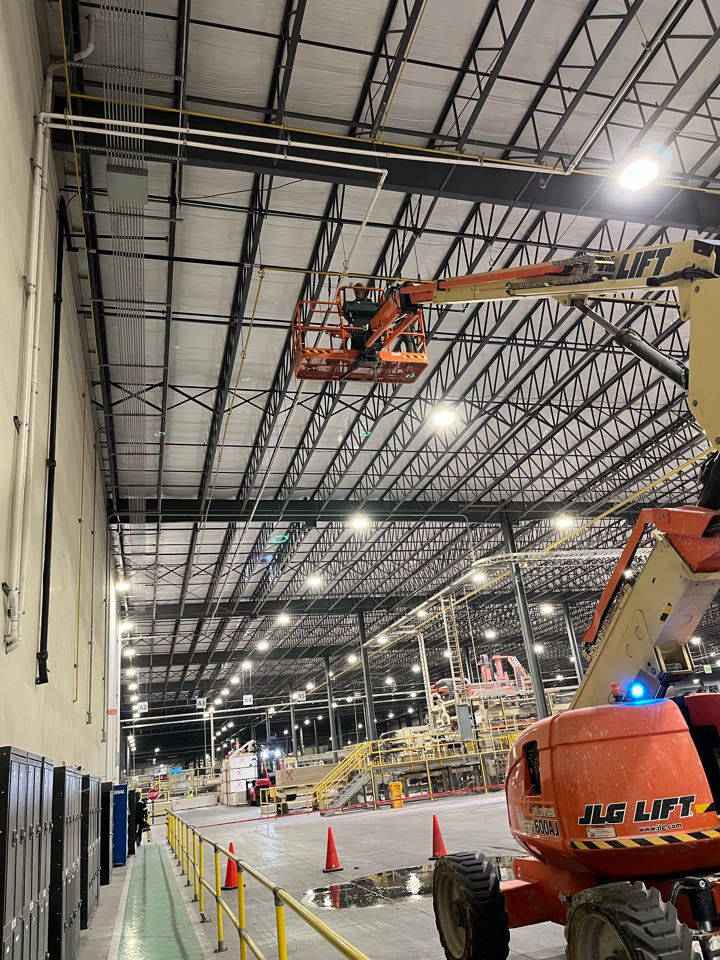 A little change of scenery today. Repaired 2” copper waterline 40 feet in the air. Call us for your industrial needs as well.