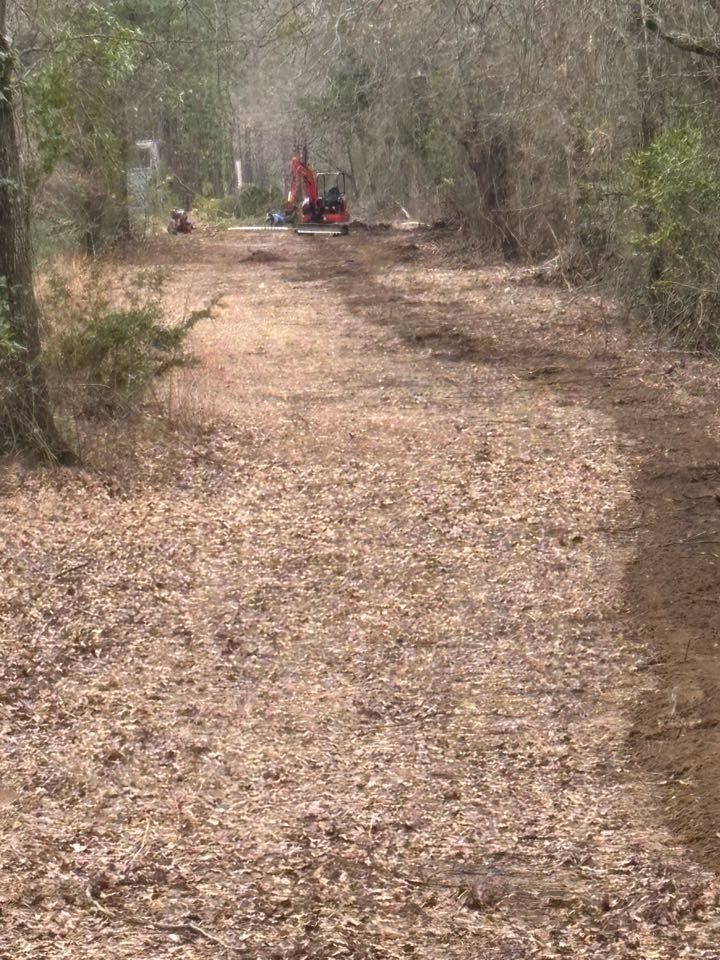 1100’ of 1 -1/2 pvc waterline today to a new home site