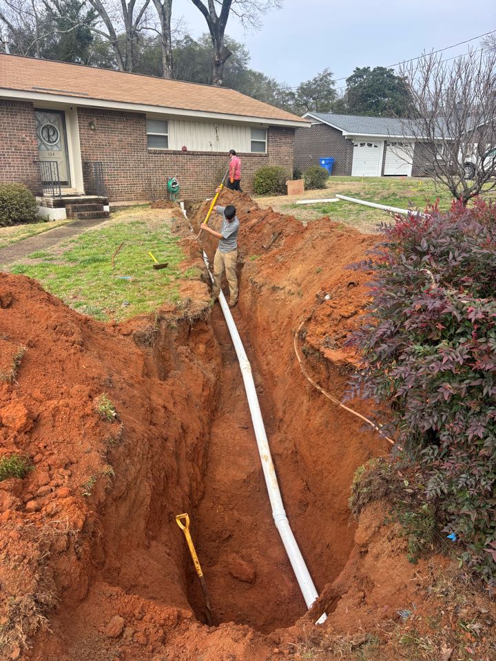 Happy Friday! Another customer will be able to flush with confidence this weekend.  Sewer Line Replacement!