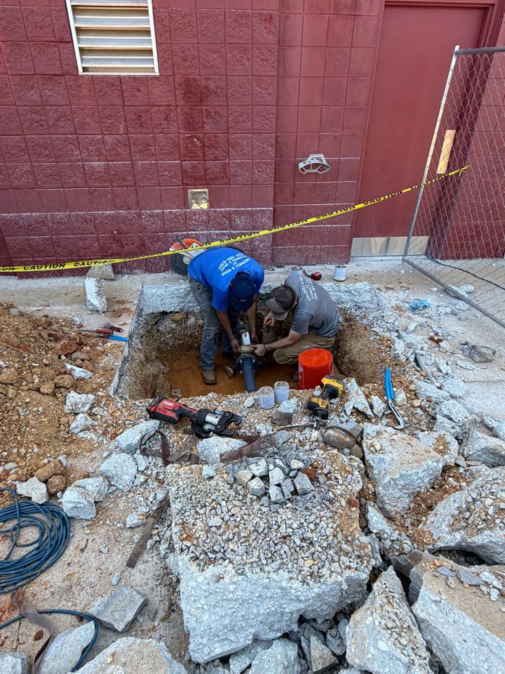 Prattville, AL - Today we got to install a 3” Pressure reducing valve on 3” copper.