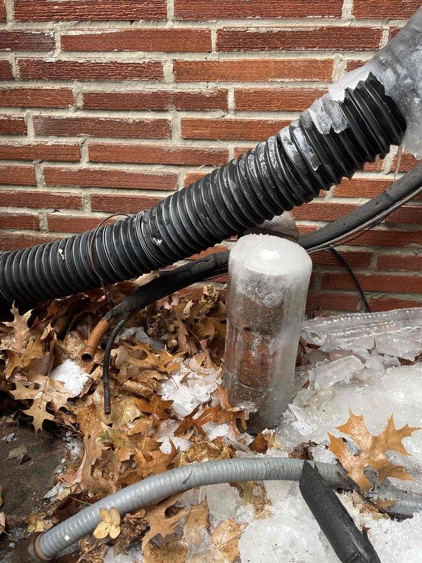 Completed full HVAC system replacement including dual furnace units, condensers, evaporator coils, and thermostat. Installation included proper electrical connections in the utility space and exterior component mounting against the brick wall structure. All systems were tested and verified operational with appropriate insulation and weatherproofing applied to exposed components.