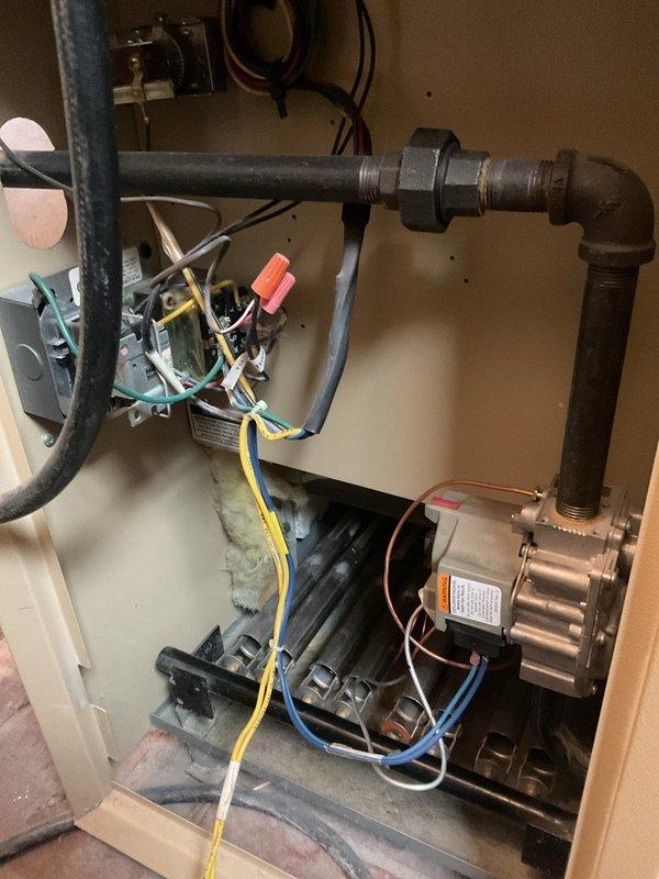 Responded to callback for boiler pilot light failure issue, same as previous day's service call. Upon inspection, found faulty thermocouple requiring replacement. Tested gas valve, cleaned pilot assembly, and verified proper operation of ignition system. Unit now functioning correctly with stable pilot flame.