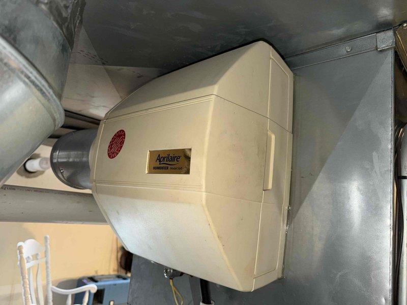 Responded to emergency no-heat call for 10+ year old system with recurring failure issue. Diagnosed faulty limit switch on aging furnace causing system shutdown; replaced switch and verified proper operation. Completed visual inspection of connected Aprilaire humidifier and ductwork, noting system is approaching end of useful life with recommendation for replacement to prevent future failures.