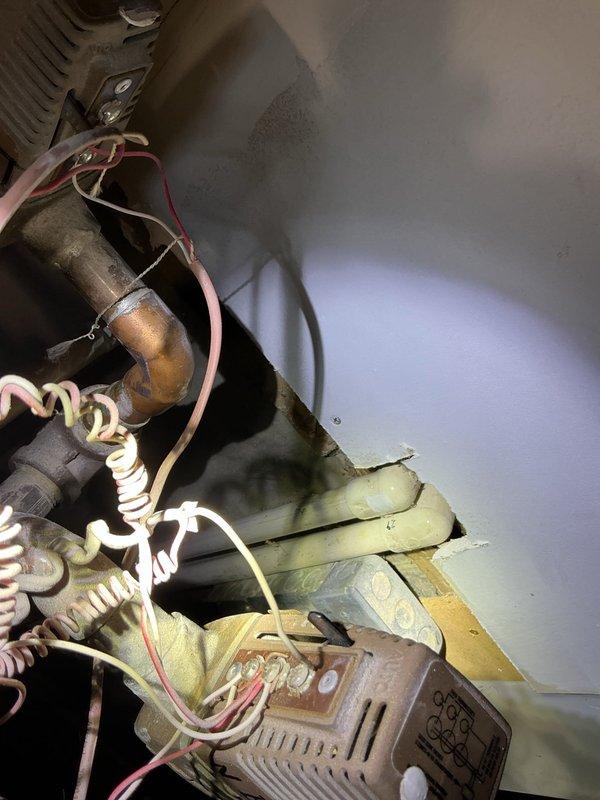 Diagnosed zone control issue in customer's boiler system. Upon inspection, found aging wiring connections at the zone valve and control board that were causing intermittent operation. Repaired wiring connections and tested all zones for proper functionality, confirming system is now operating correctly.