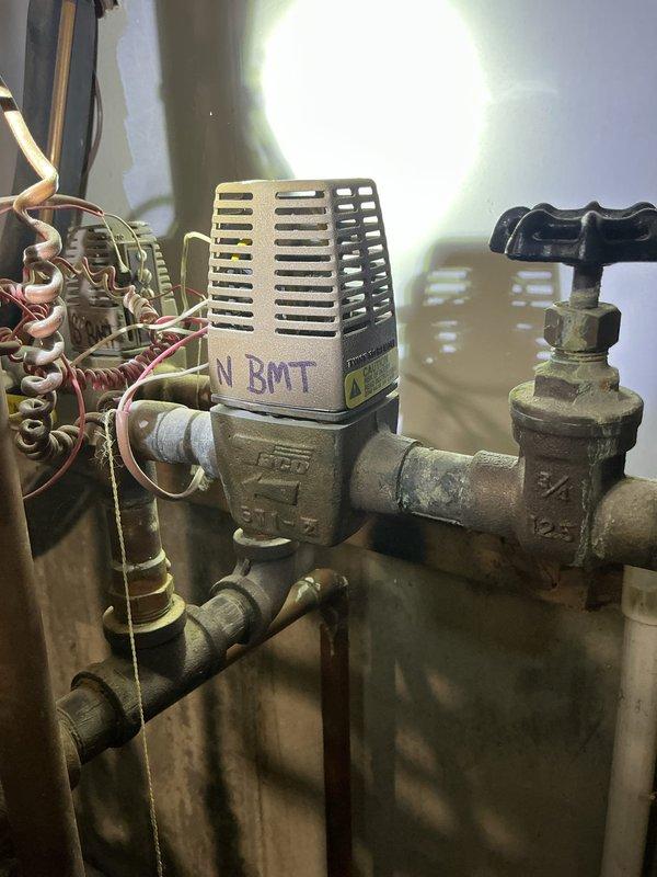 Diagnosed zone control issue in customer's boiler system. Upon inspection, found aging wiring connections at the zone valve and control board that were causing intermittent operation. Repaired wiring connections and tested all zones for proper functionality, confirming system is now operating correctly.