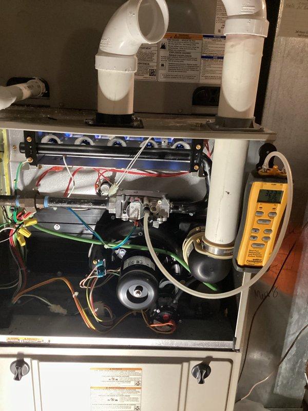 Returned to complete gas valve changeout on existing system as previously quoted. Installed new Honeywell gas valve and verified proper operation. Checked system performance parameters with diagnostic tool and confirmed heating function through thermostat operation.