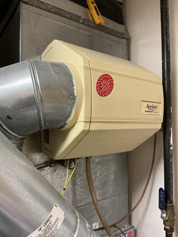 Performed scheduled maintenance service on Carrier furnace system, including cleaning and inspection. Replaced #201 media filter and #10 humidifier pad in the Aprilaire whole-home humidifier unit. System is now operating within normal parameters with proper humidity control.