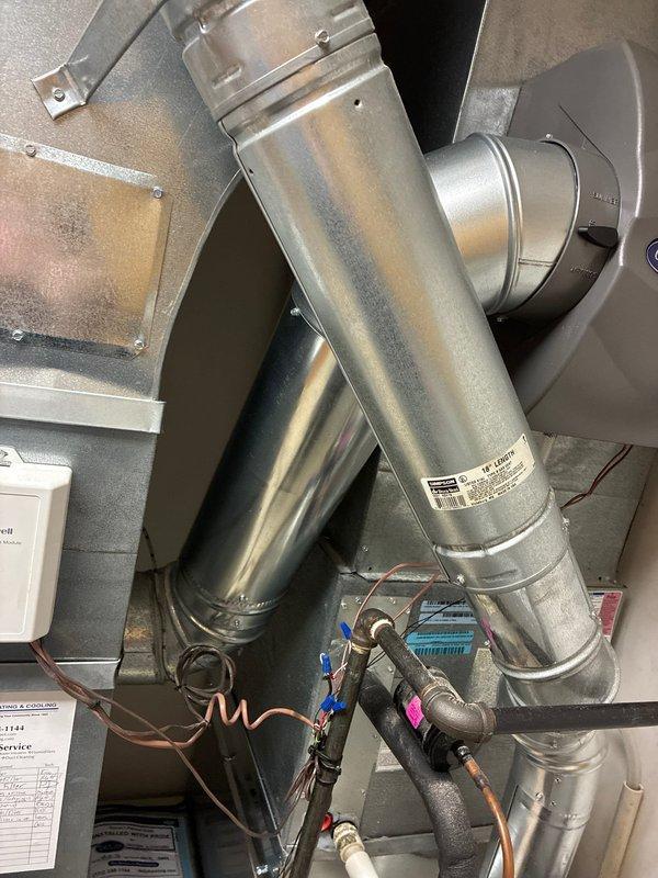 Successfully completed replacement of existing furnace and humidifier system. Installed new unit with proper connections to existing ductwork and ensured all electrical components were properly wired. Final inspection confirmed proper system operation with all safety controls functioning correctly.