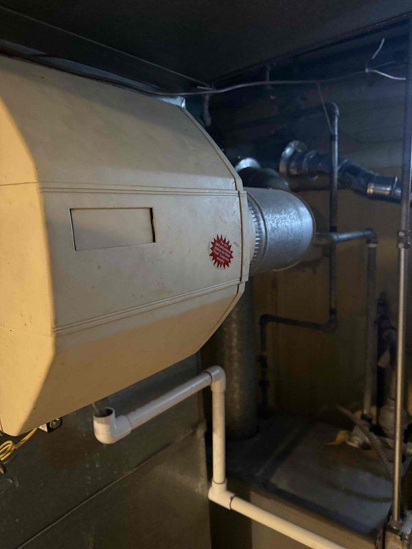 Conducted site assessment for boiler replacement in basement and furnace replacement on first floor of 1,200 sq ft home. Documented existing equipment including cylindrical water heating system with insulated piping connections and existing HVAC unit with connected ductwork and PVC drainage. Customer requested comprehensive quote including equipment and installation costs separately, timeline details, warranty information, and optional upgrades such as smart thermostats and variable-speed blowers.