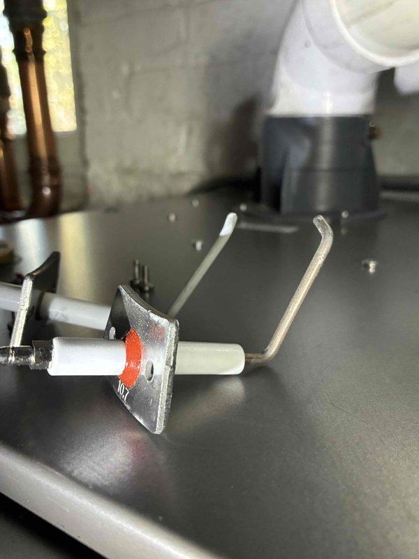 Responded to recurring heat system failure with Error E.012 (ignition failure). Diagnosed faulty components and replaced both ignitor and flame sensor to resolve persistent issue. Parts were sourced and installed same-day, restoring proper system operation.