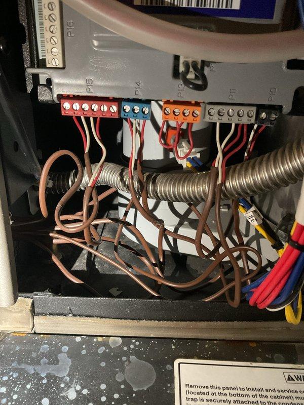 Responded to emergency service call for boiler system continuing to circulate hot water to radiators despite thermostat being turned off, causing simultaneous heating and cooling operation. Inspected boiler controls, circulator pump operation, and thermostat wiring connections. Diagnosed control malfunction preventing proper shutdown of hot water circulation when heating mode was disabled. Adjusted system controls and verified proper operation to ensure radiators no longer receive hot water flow when thermostat heat setting is off, resolving conflict with air conditioning system operation.