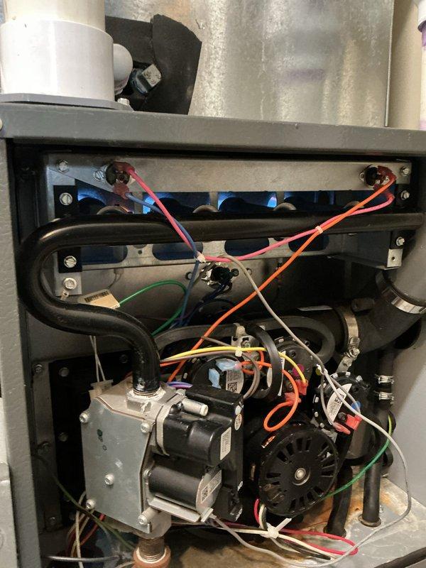 Completed comprehensive maintenance agreement inspection on gas furnace, water heater, and two ductless mini-split heads. Performed thorough system evaluation including blower motor assembly, electrical connections, and all plumbing components. All equipment found operating within normal parameters with no immediate service requirements identified.