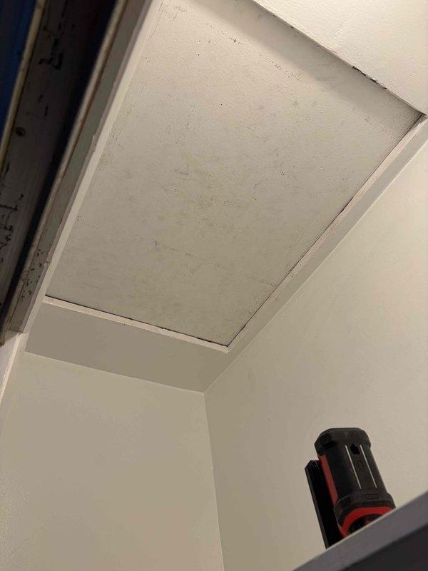Conducted free estimate for replacement of residential air conditioning system exceeding 16 years of age. Evaluated existing Unico high velocity HVAC system installed in attic space with dual metallic air handler units mounted above blown-in fiberglass insulation. Inspected insulated flex ductwork, condensate drain line routing, and overall system configuration. Assessed ceiling-mounted supply registers with filter access panels. Documented current equipment condition and installation layout through photographs to support replacement system proposal. Provided homeowner with recommendations for new high-efficiency cooling system options suitable for the property's existing high velocity ductwork infrastructure.